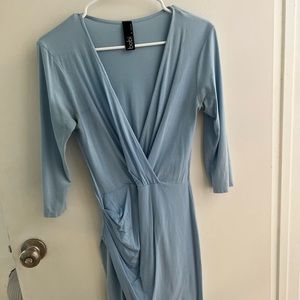 BOBI LIGHT BLUE DRESS SIZE SMALL